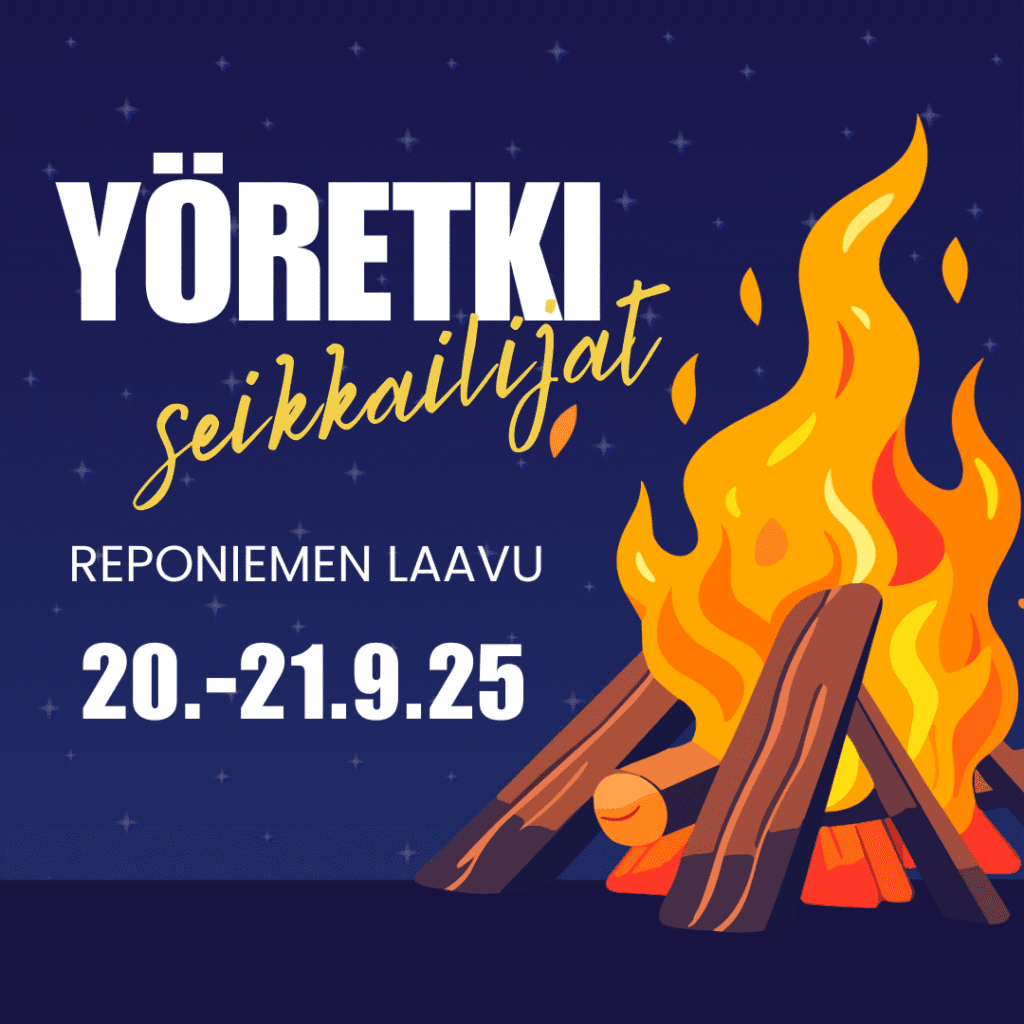Seikkailijoiden yöretki 20.-21.9. - Lue lisää